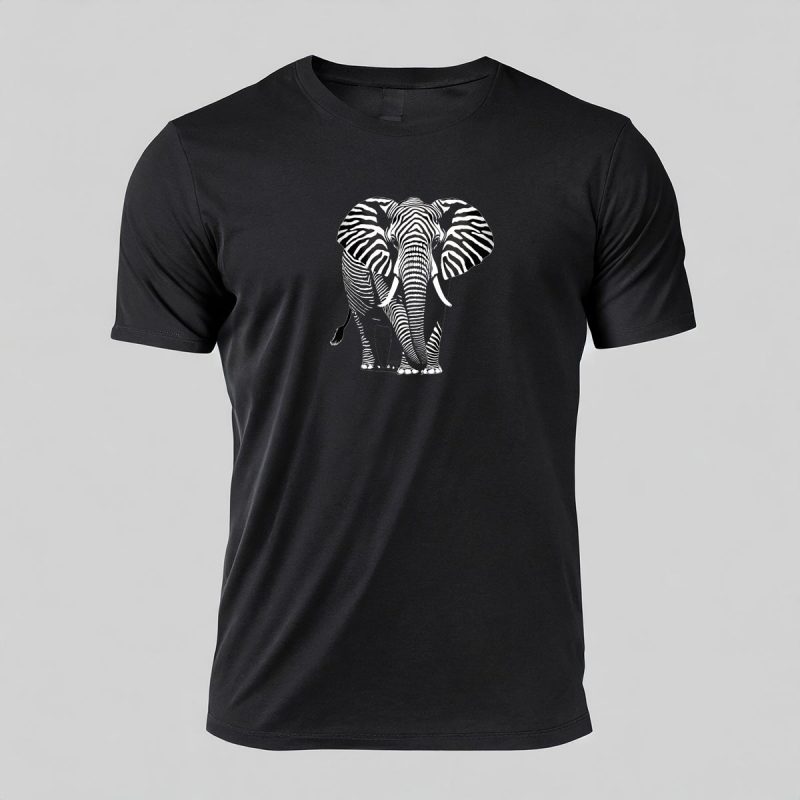 koszulka z nadrukiem słonia