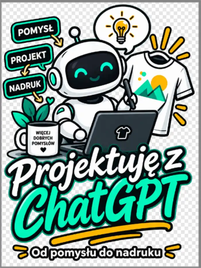 Grafika przygotowana do druku DTF z przezroczystym tłem